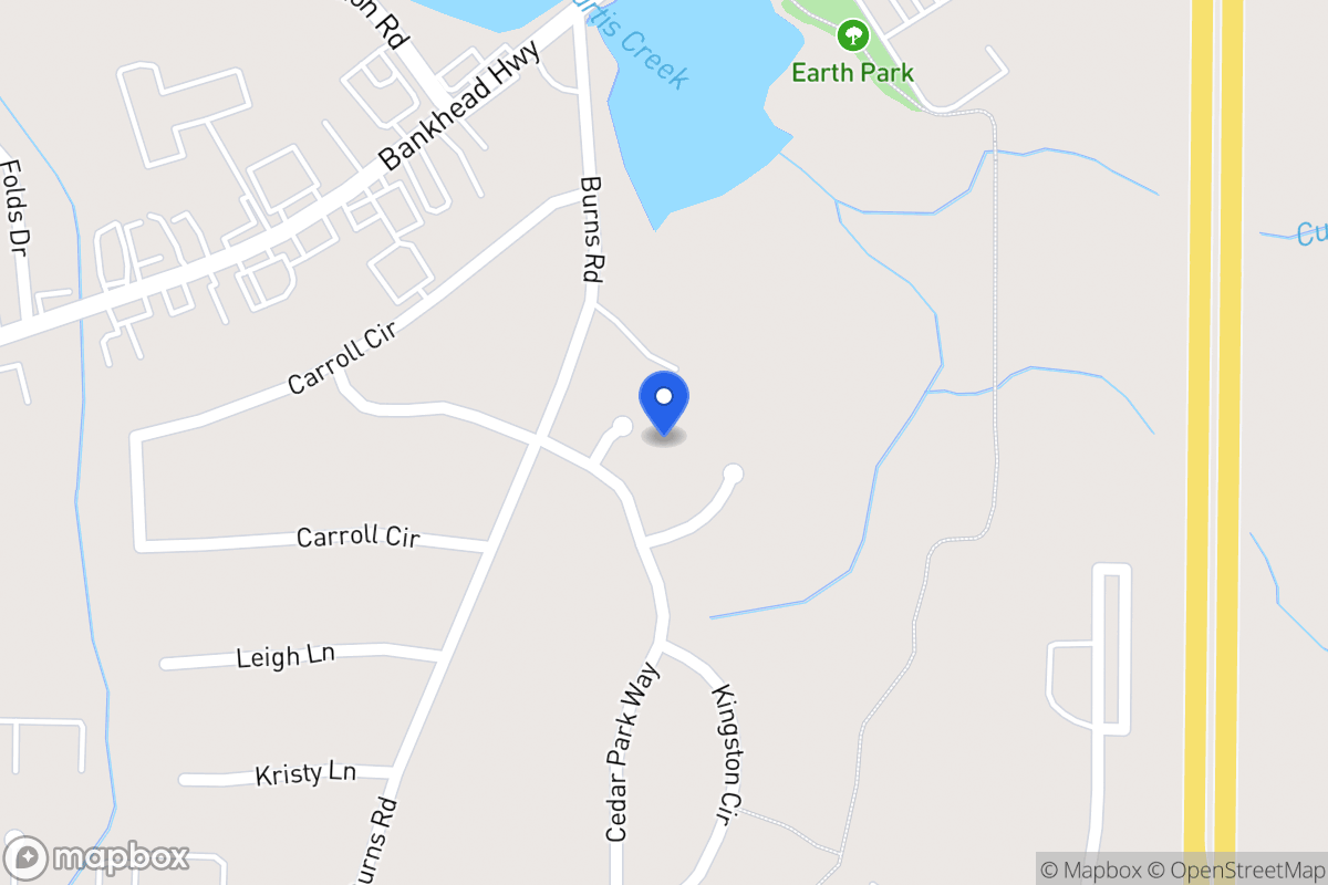 Map of 103 Cedarcrest Dr