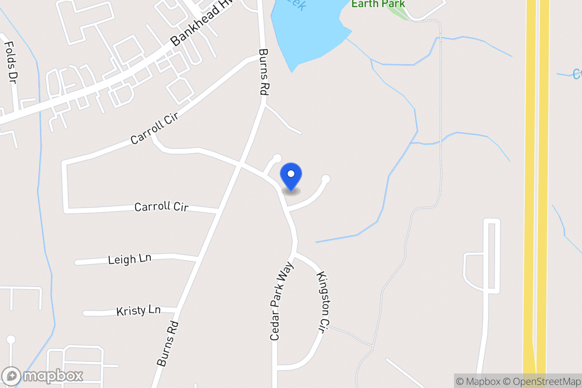 Map of 100 Cresthaven Dr