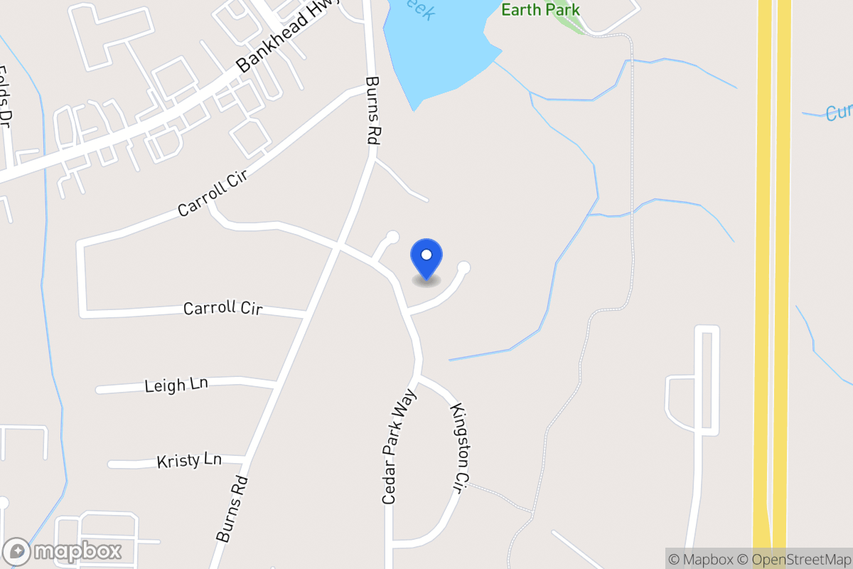 Map of 102 Cresthaven Dr