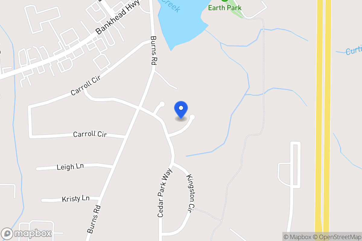 Map of 104 Cresthaven Dr