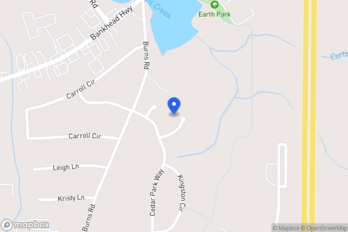 Map of 106 Cresthaven Dr