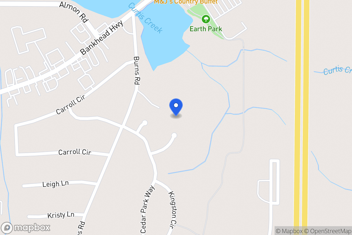 Map of 110 Cresthaven Dr