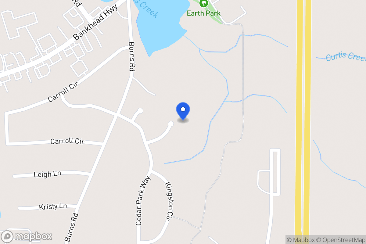 Map of 113 Cresthaven Dr