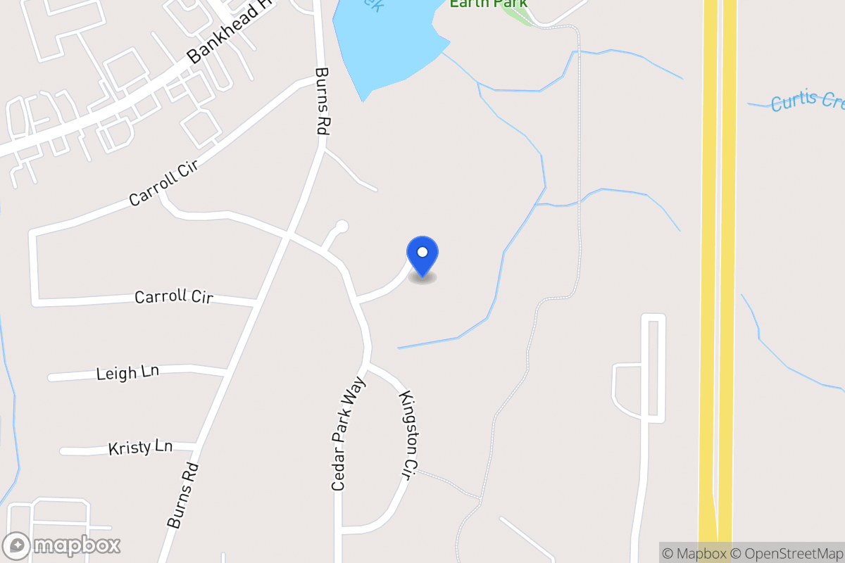 Map of 109 Cresthaven Dr
