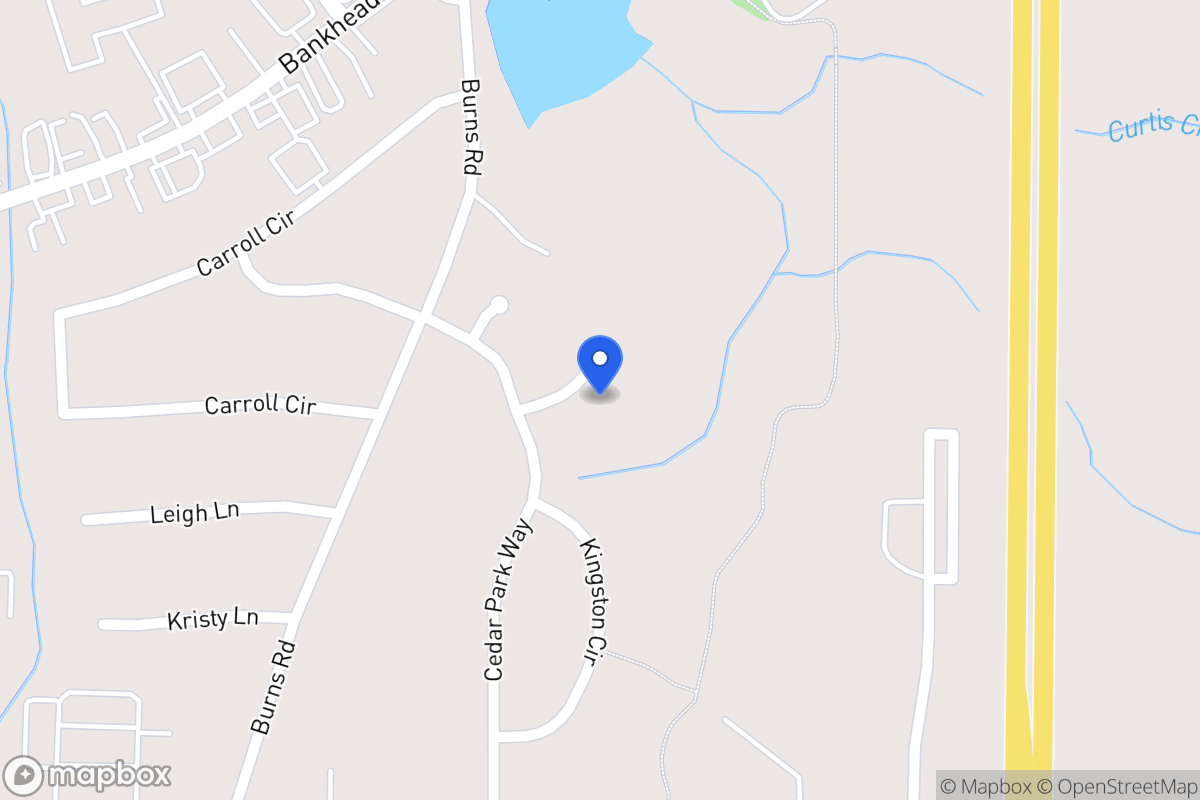 Map of 107 Cresthaven Dr