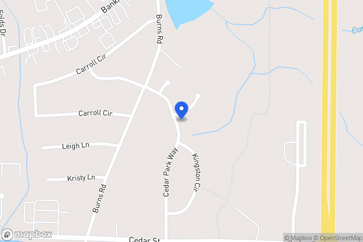 Map of 101 Cresthaven Dr