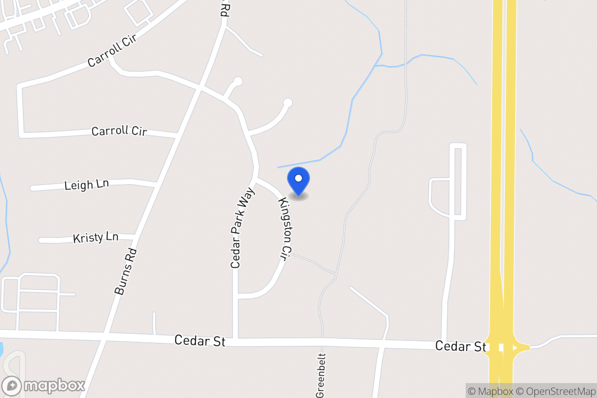 Map of 125 Kingston Cir