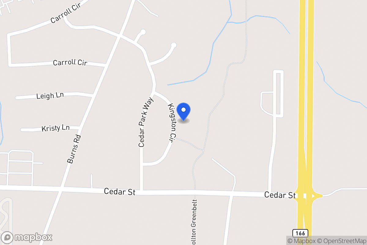 Map of 119 Kingston Cir
