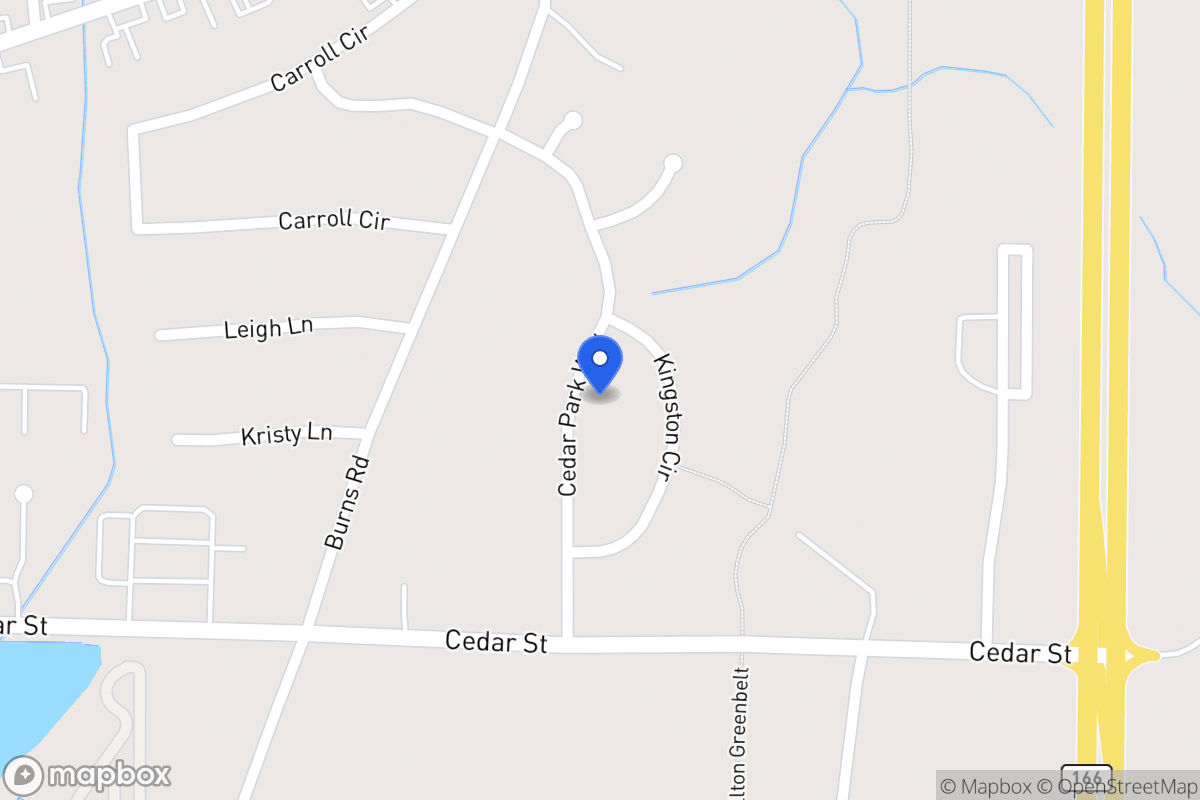 Map of 121 Cedar Park Wy
