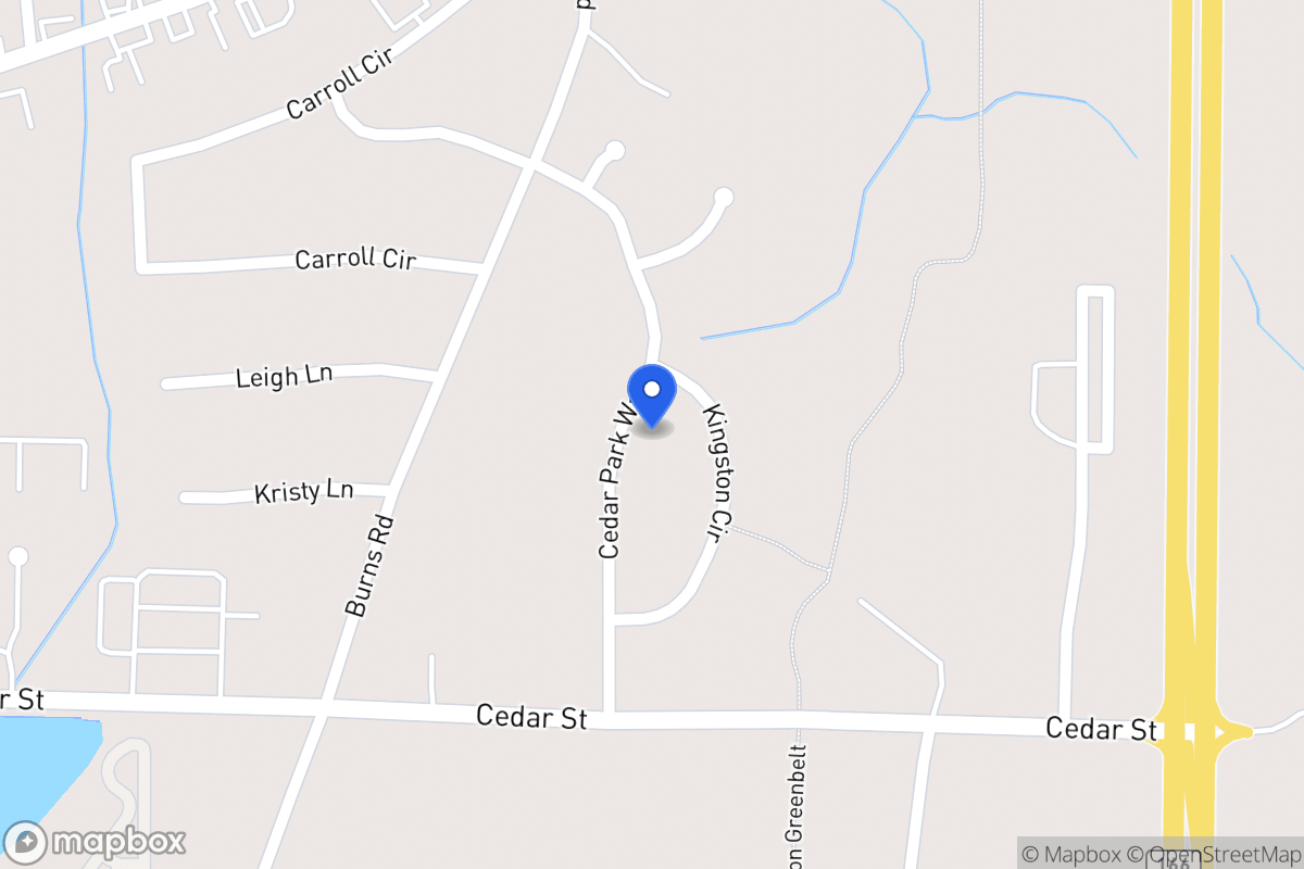 Map of 123 Cedar Park Wy