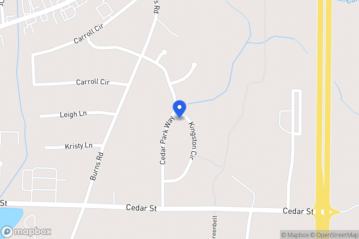 Map of 127 Cedar Park Wy