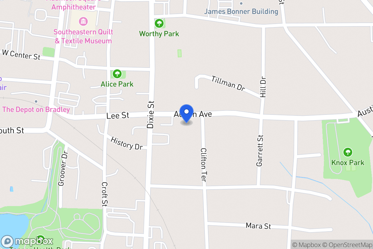 Map of 119 Austin Ave