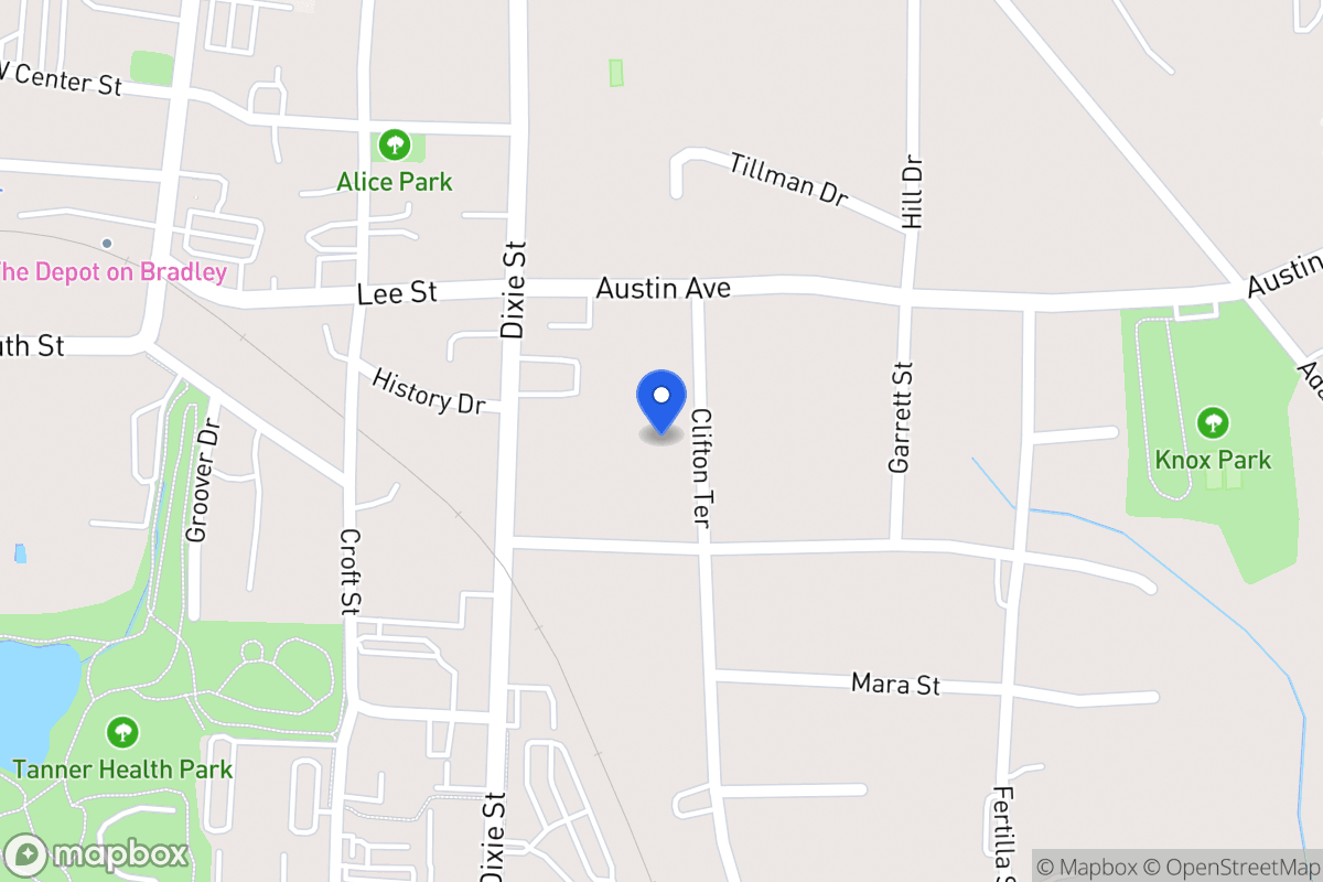 Map of 119 Clifton Terr