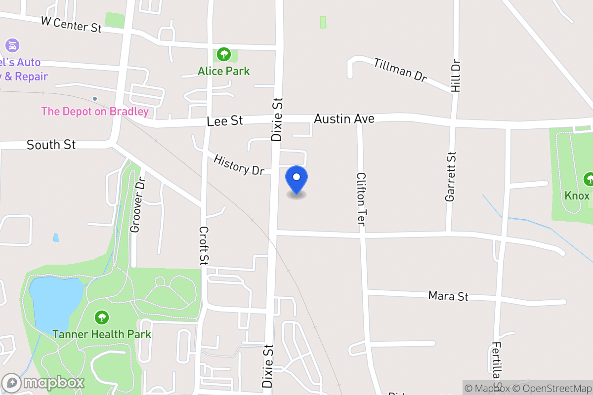 Map of 428 Dixie St