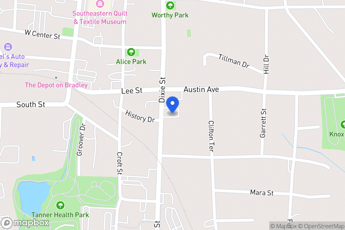 Map of 410 Dixie St