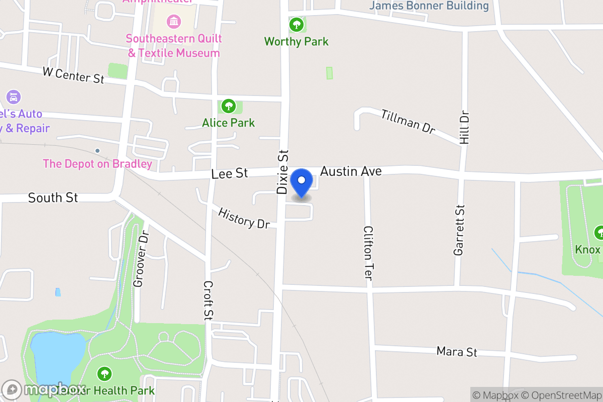 Map of 406 Dixie St