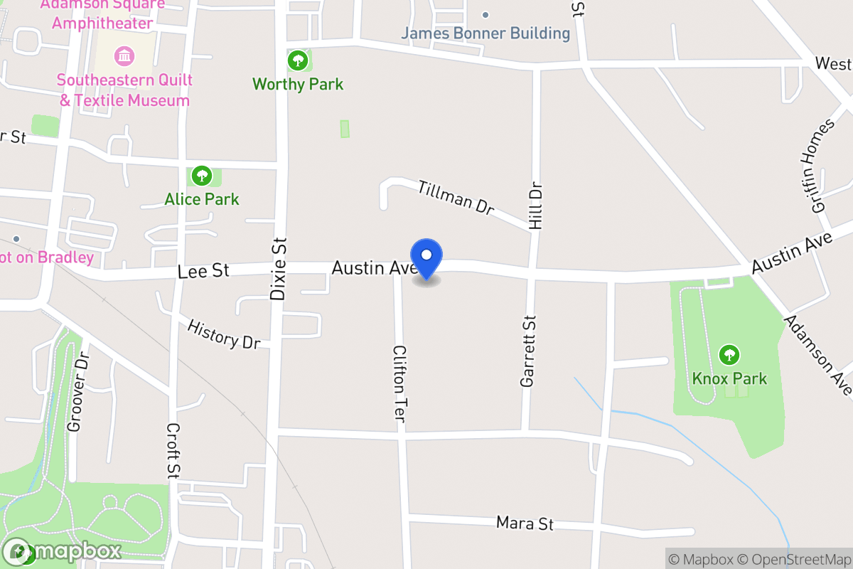 Map of 205 Austin Ave