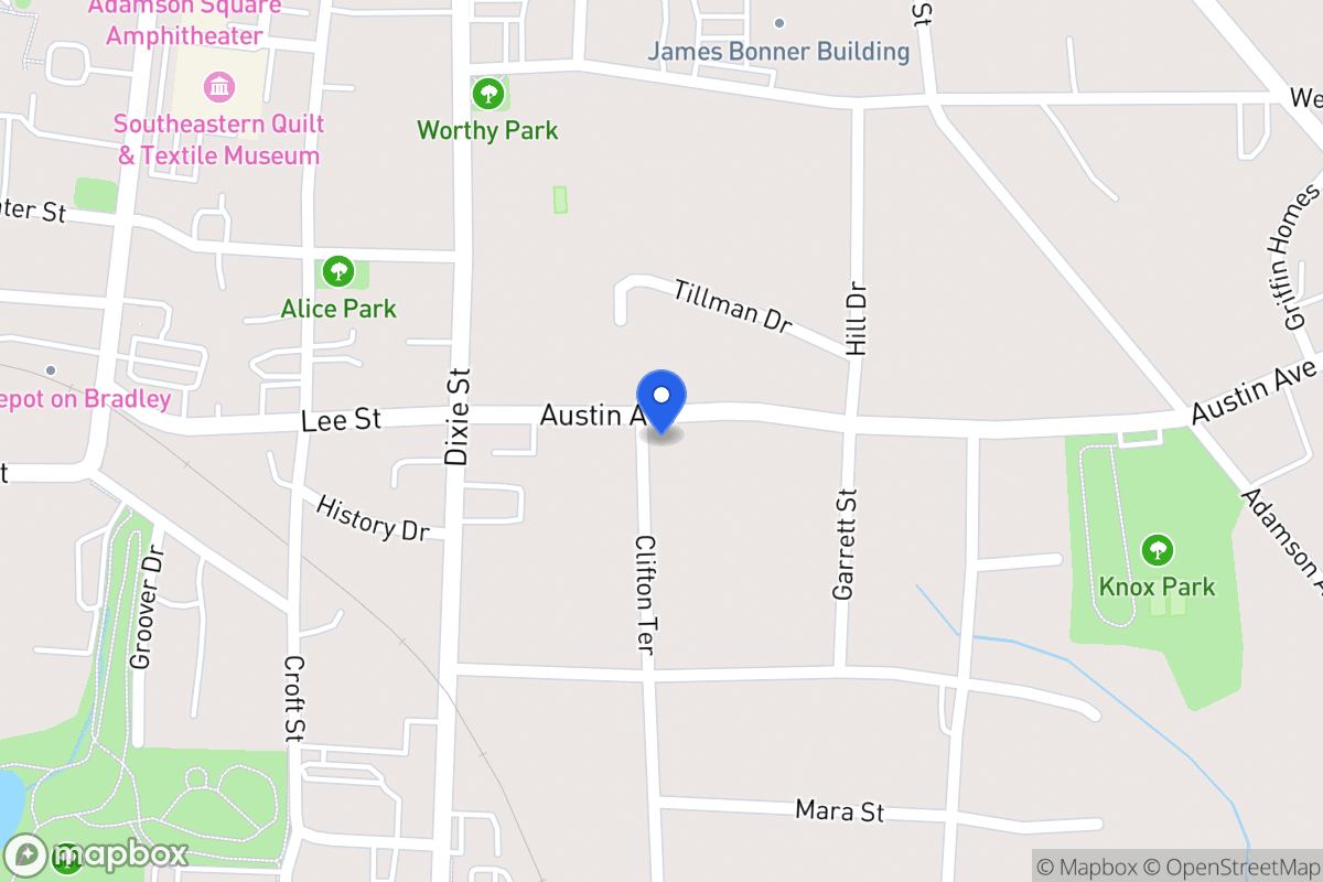 Map of 201 Austin Ave