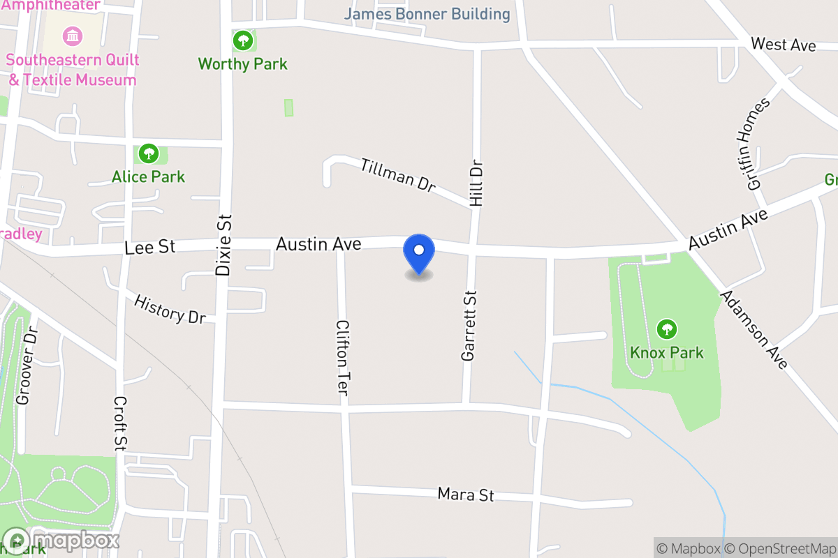 Map of 219 Austin Ave