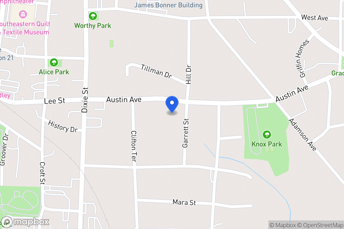 Map of 223 Austin Ave