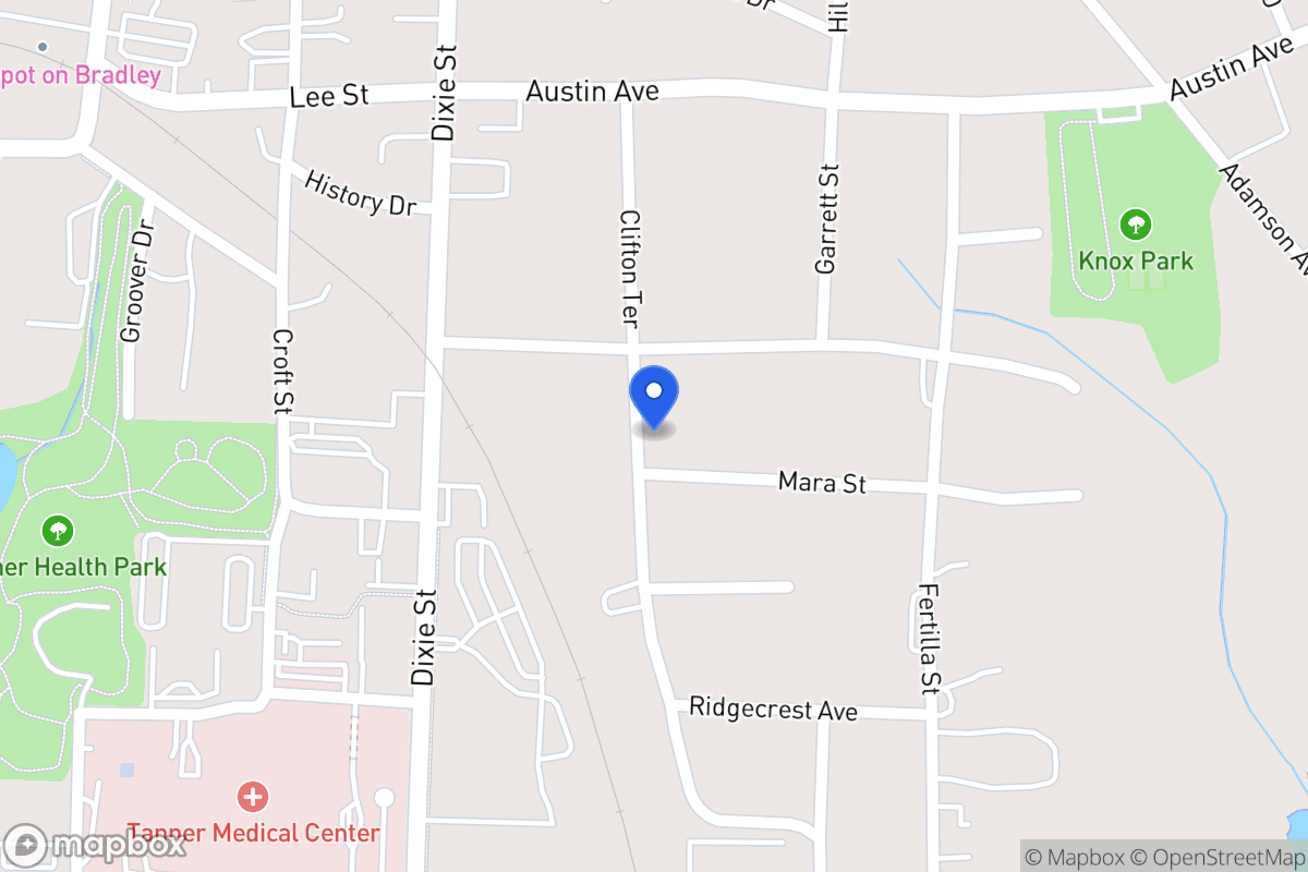 Map of 216 Clifton Terr