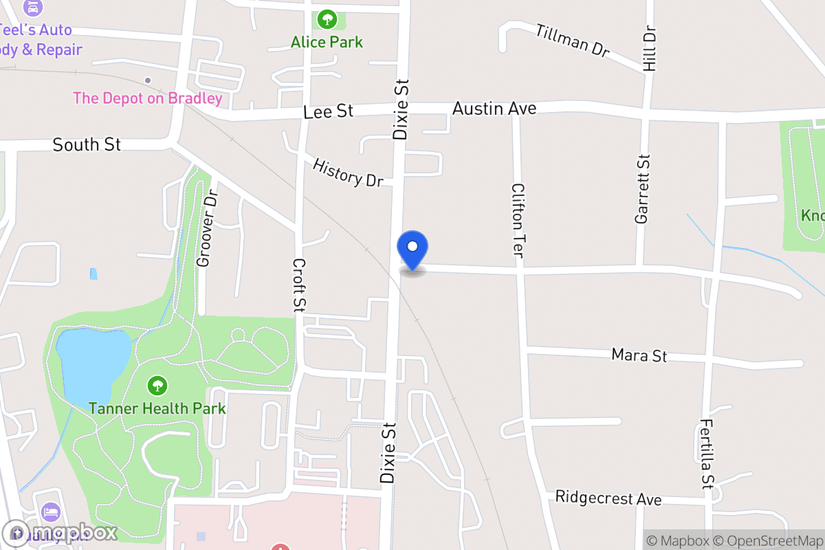 Map of 502 Dixie St