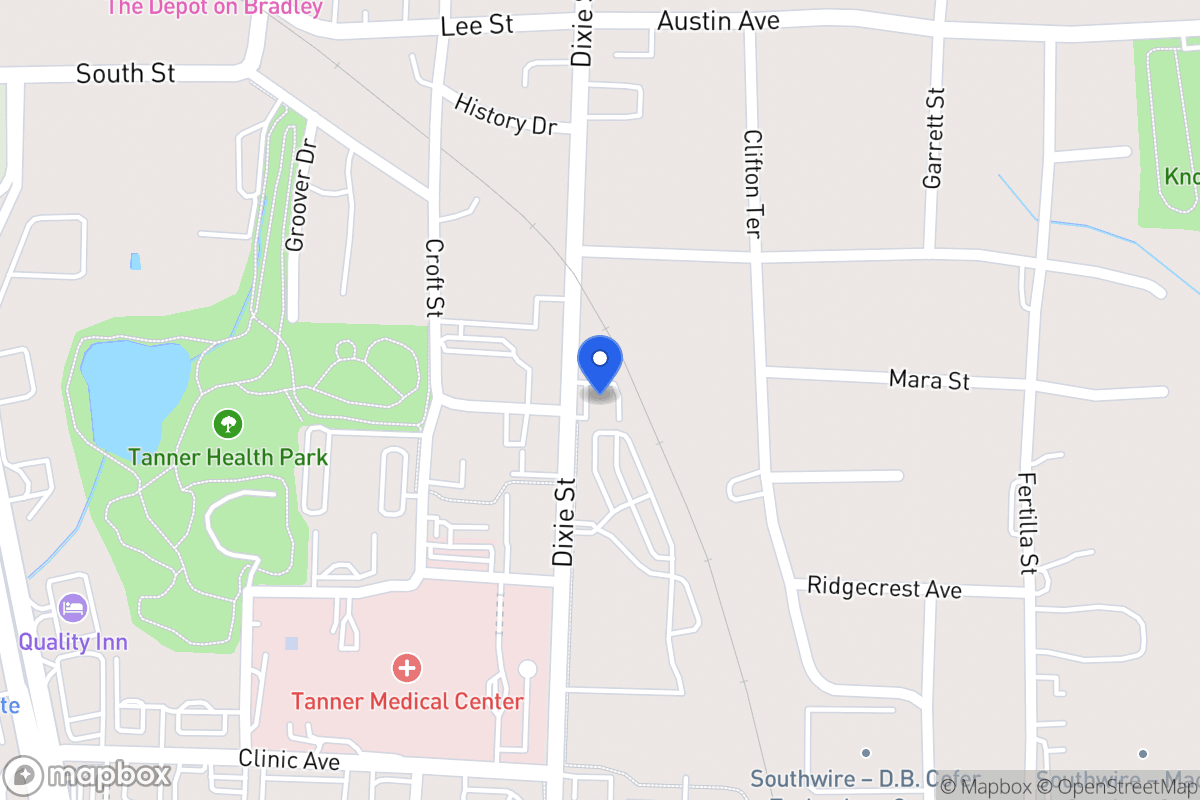 Map of 524 Dixie St