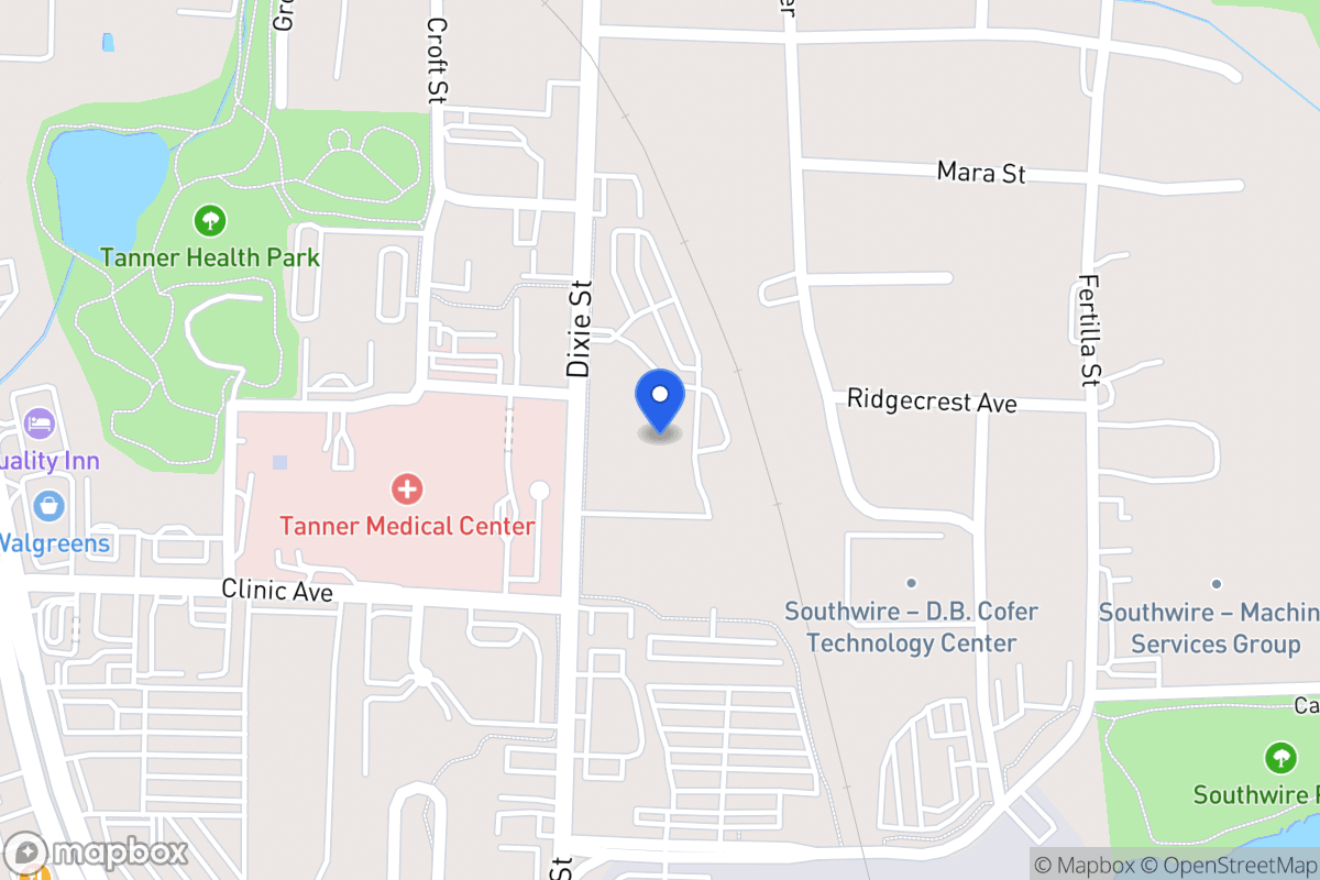 Map of 706 Dixie St