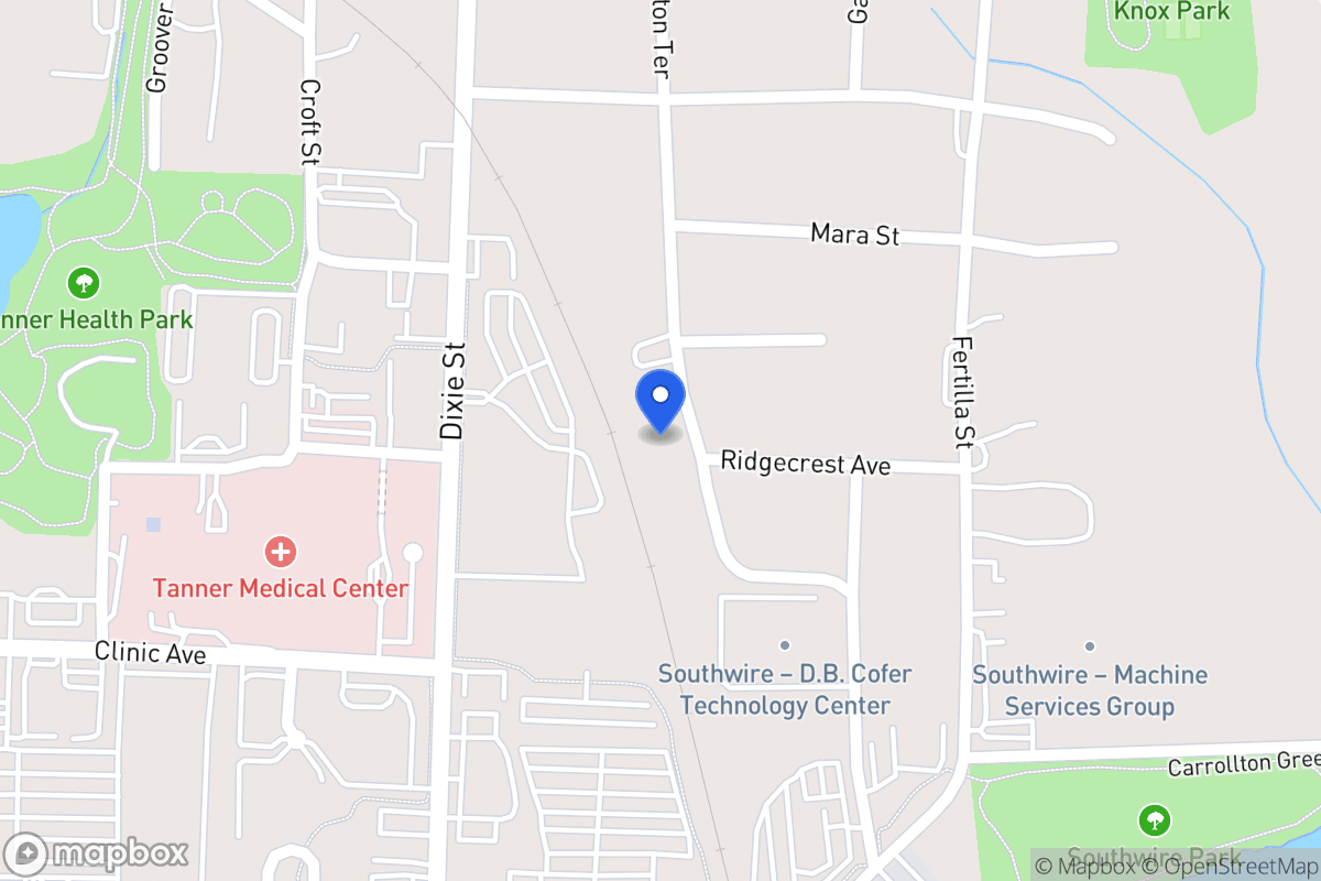 Map of 419 Clifton Terr