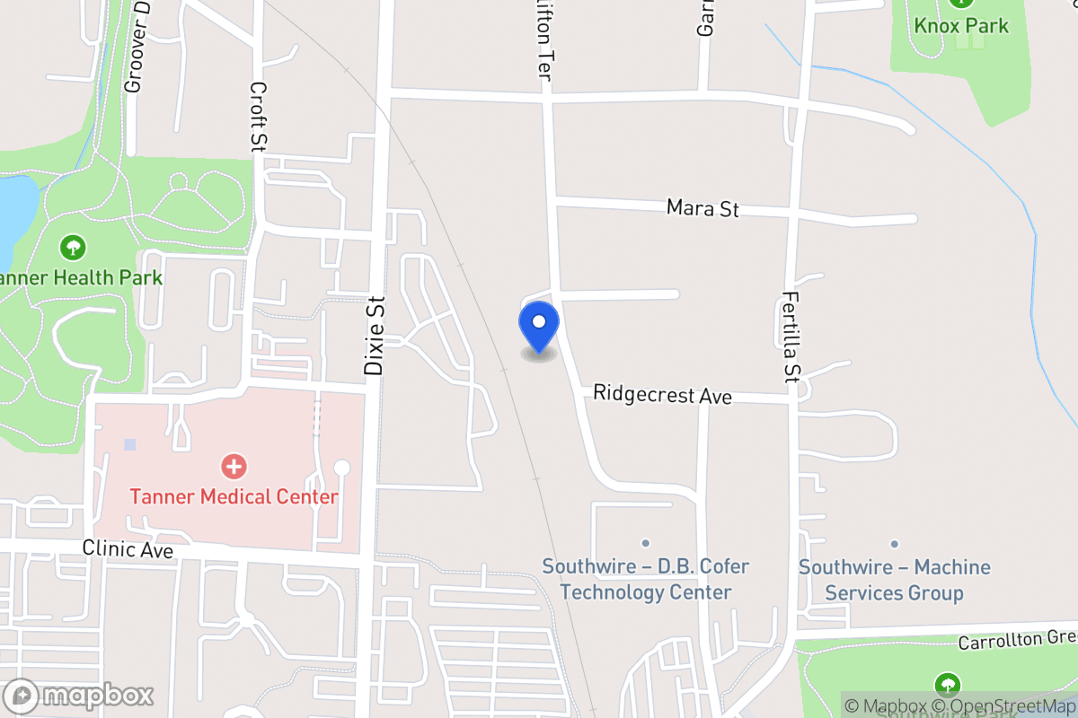 Map of 415 Clifton Terr