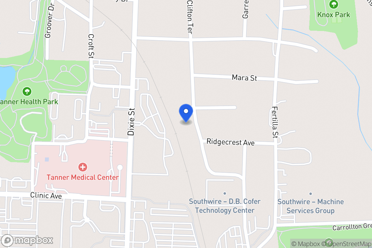 Map of 409 Clifton Terr