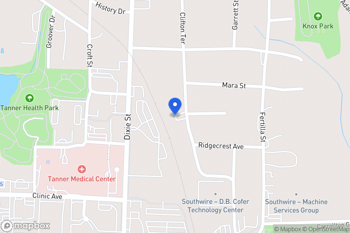 Map of 405 Clifton Terr