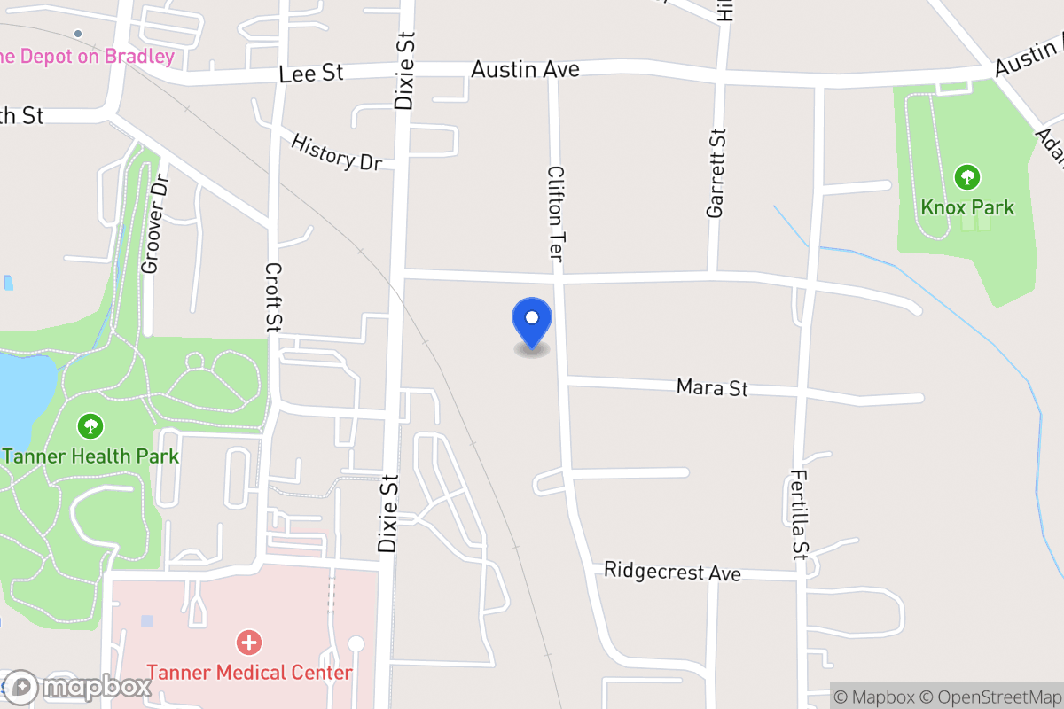 Map of 215 Clifton Terr