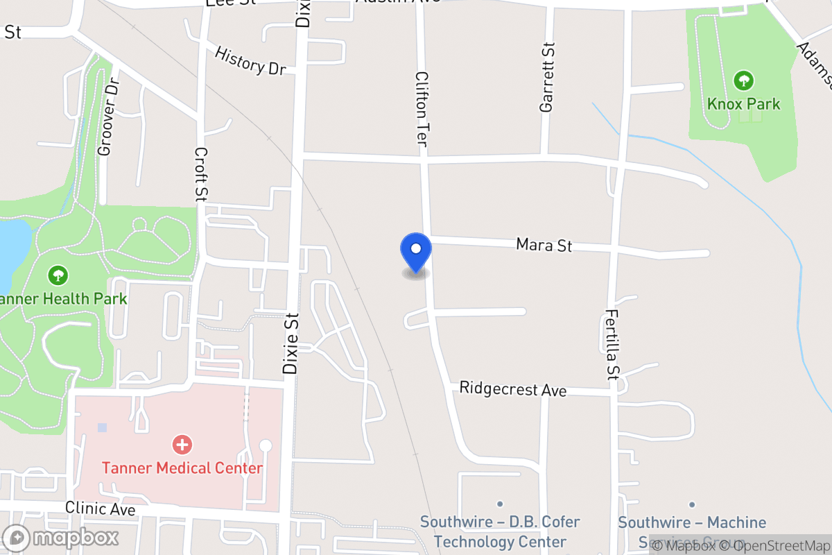Map of 339 Clifton Terr