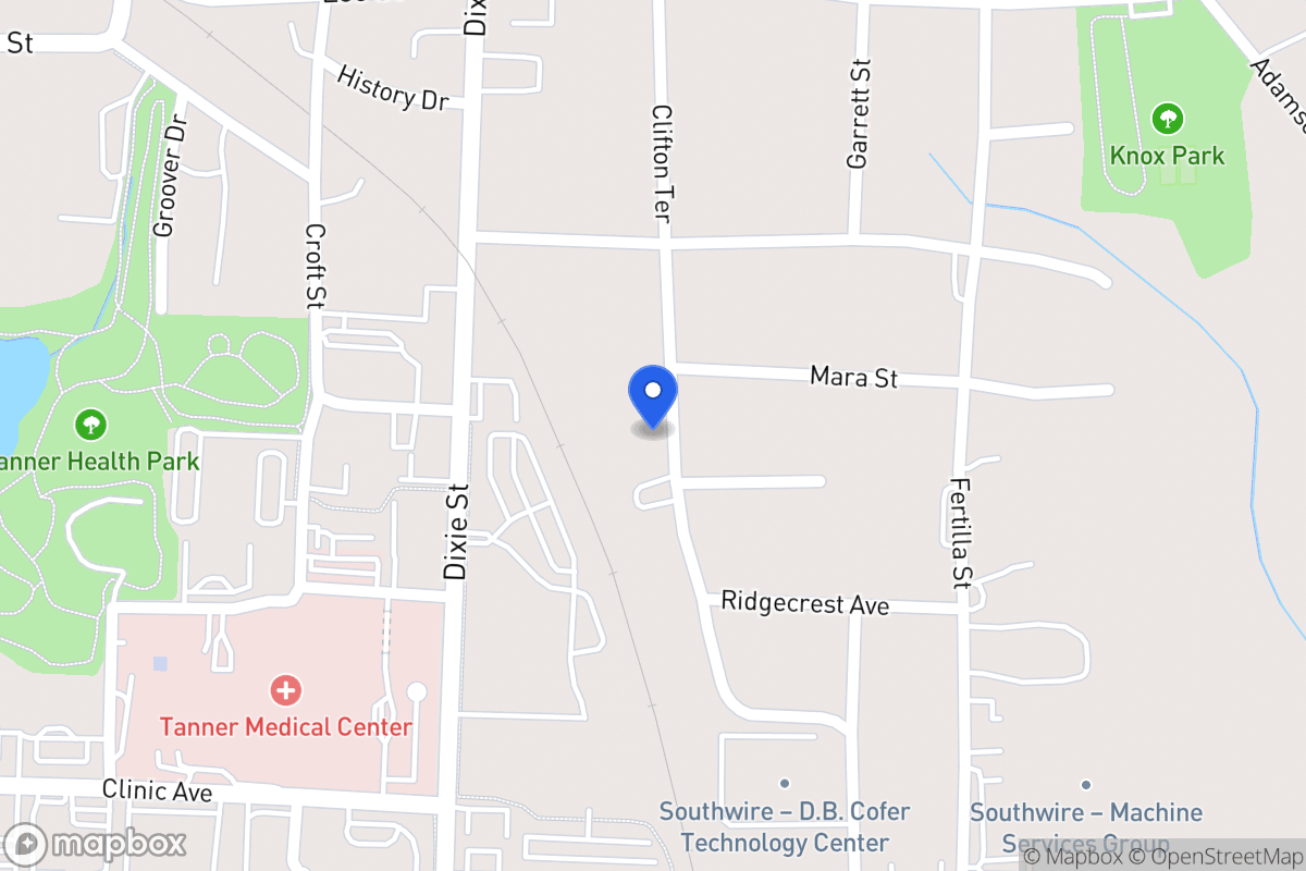 Map of 341 Clifton Terr