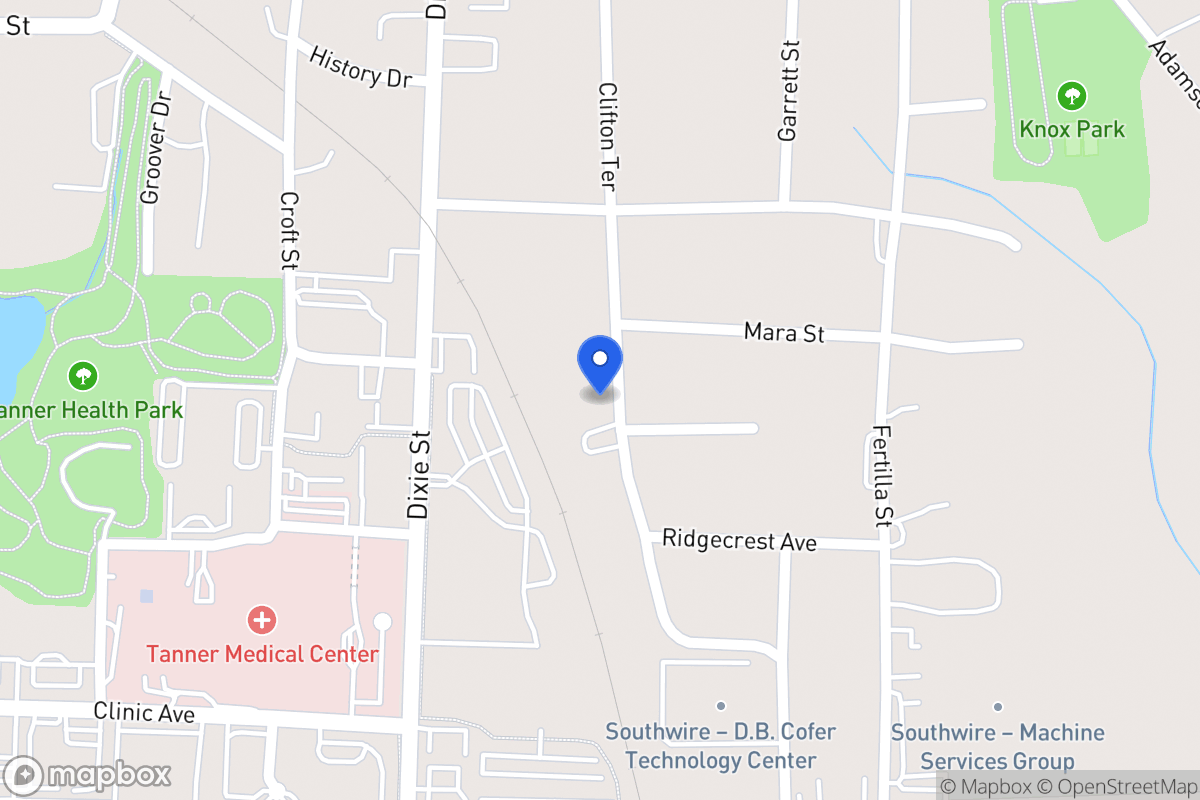 Map of 345 Clifton Terr