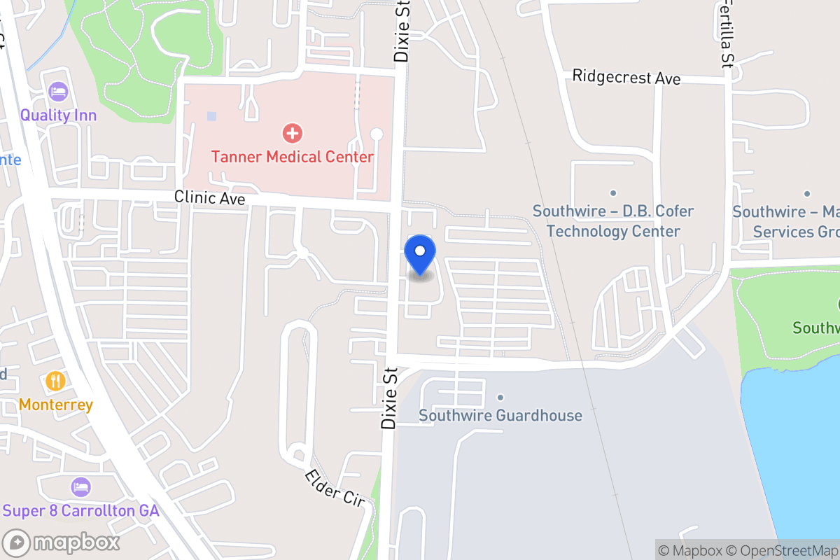 Map of 820 Dixie St