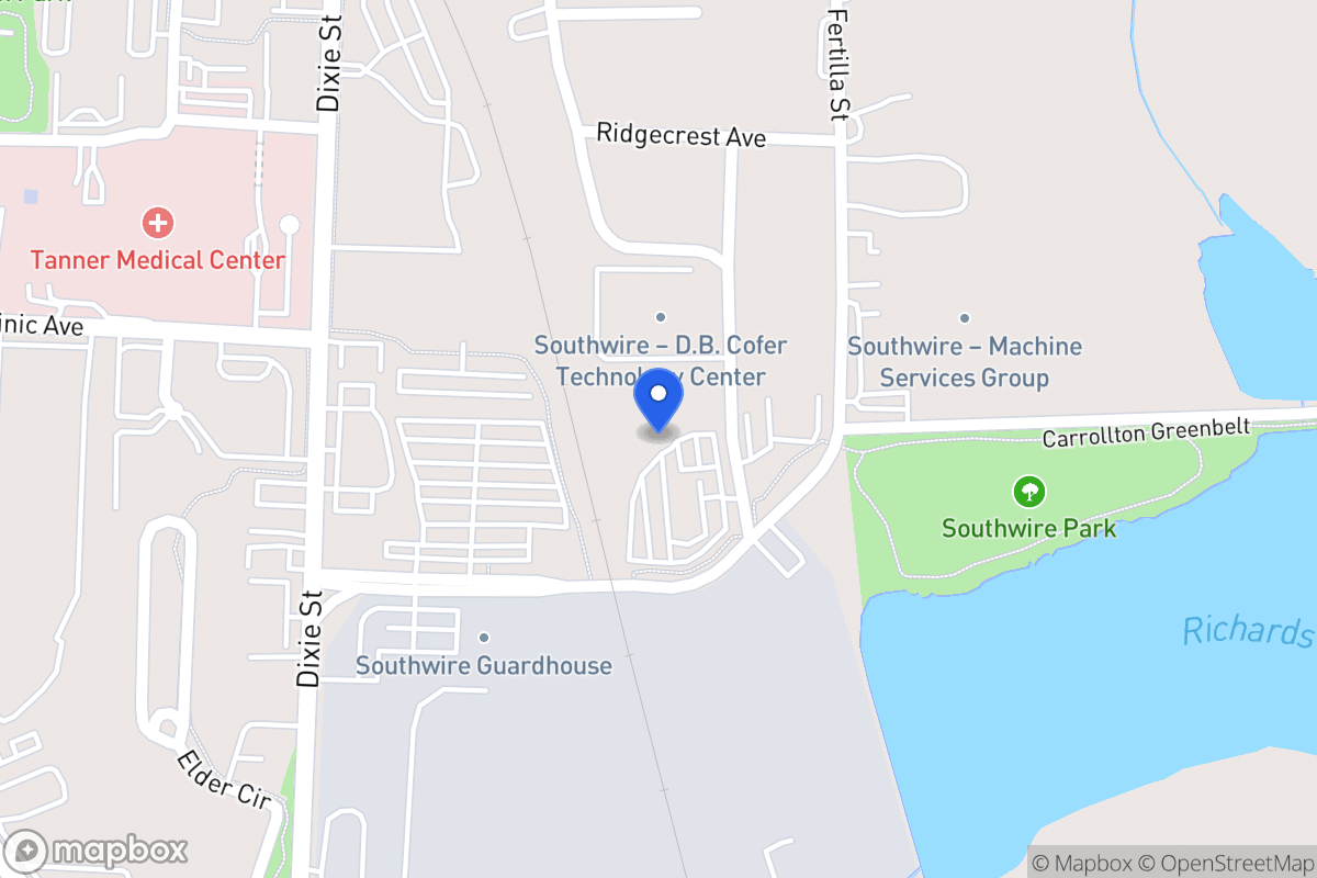 Map of 205 Southwire Dr