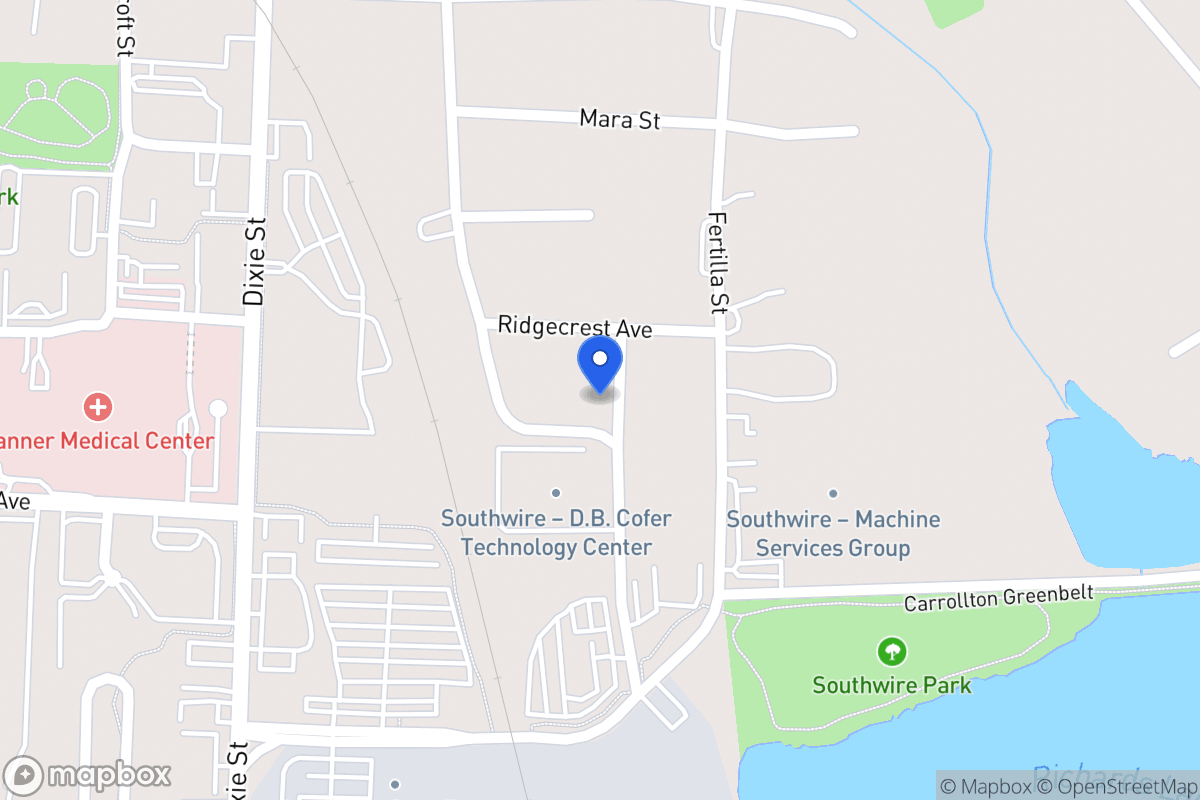 Map of 424 S Garrett St