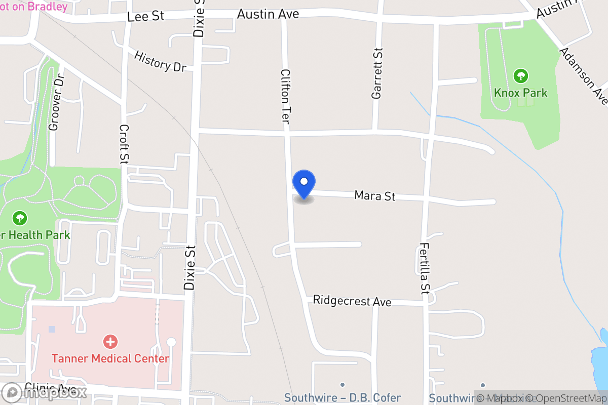 Map of 105 Mara St