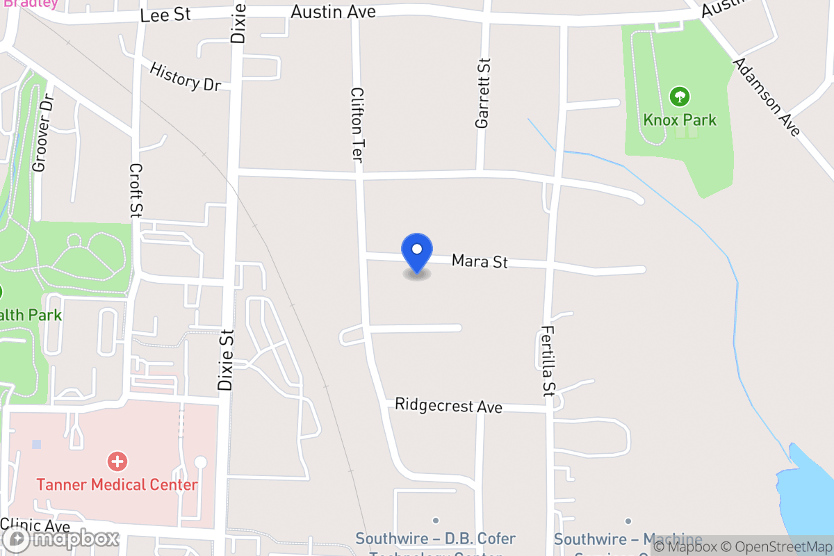 Map of 109 Mara St