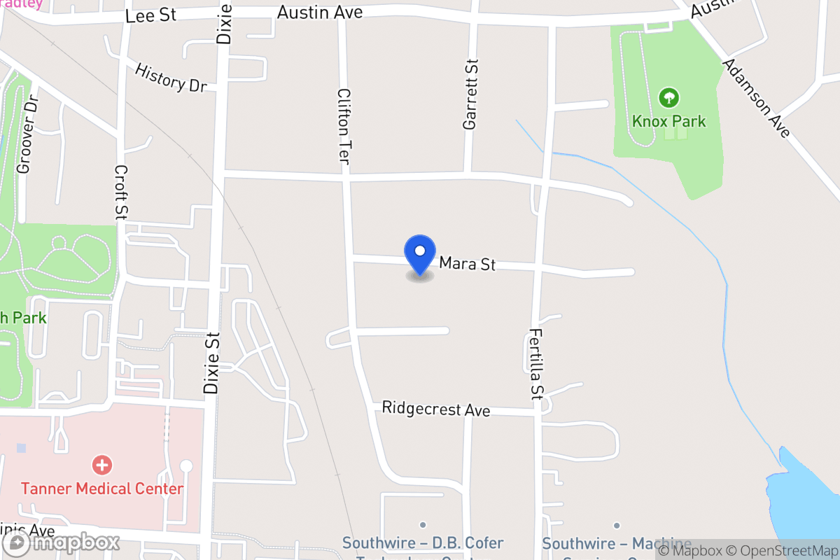 Map of 115 Mara St