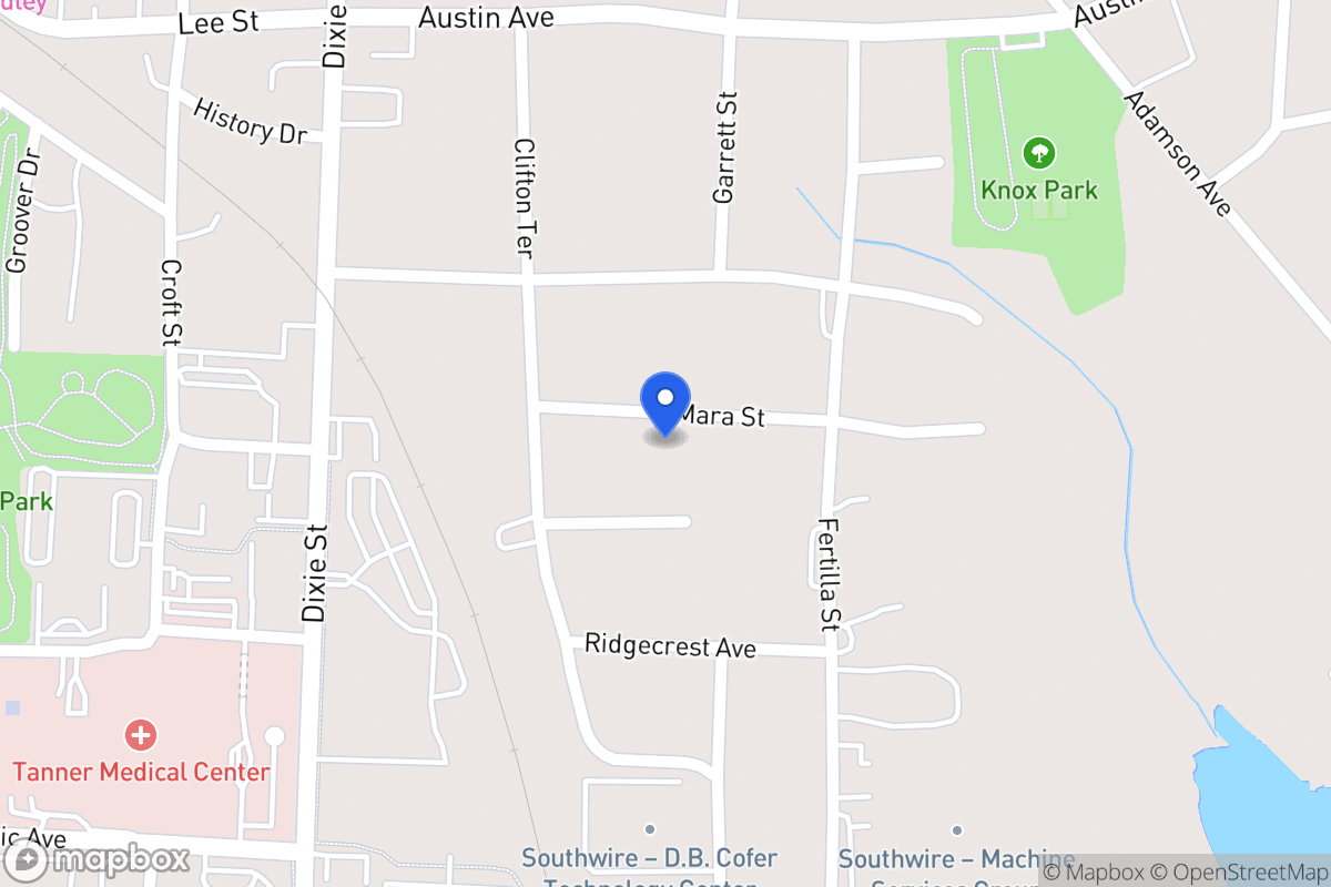 Map of 117 Mara St