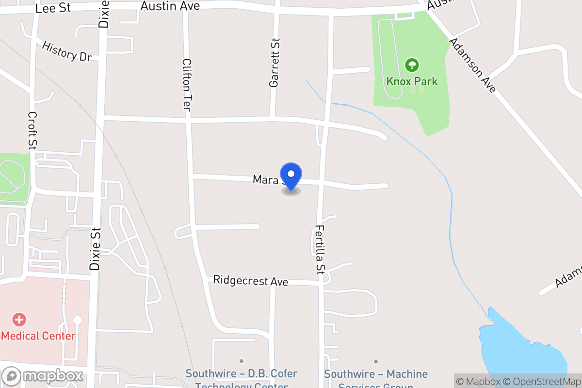 Map of 205 Mara St
