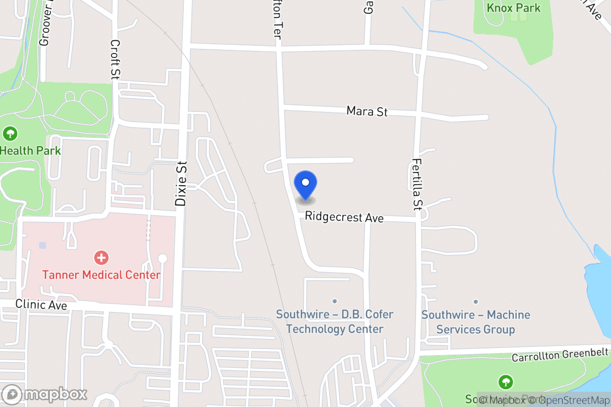 Map of 422 Clifton Terr