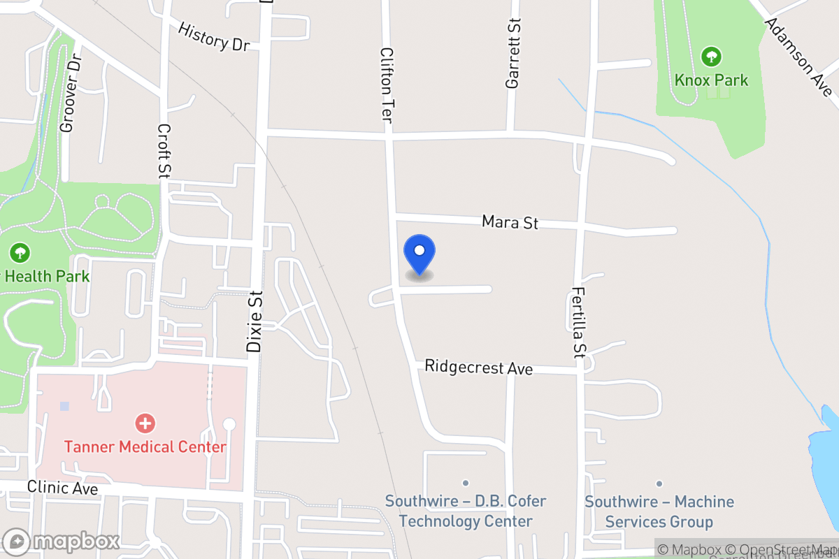 Map of 314 Clifton Terr
