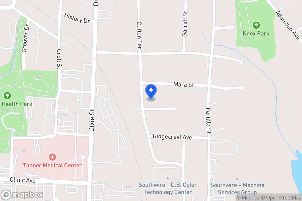 Map of 310 Clifton Terr