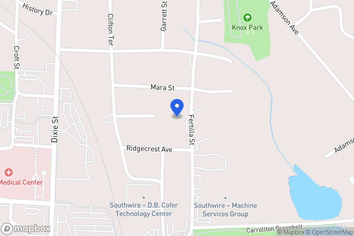 Map of 622 Fertilla St