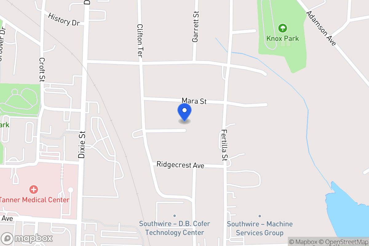 Map of 116 Southside Ave