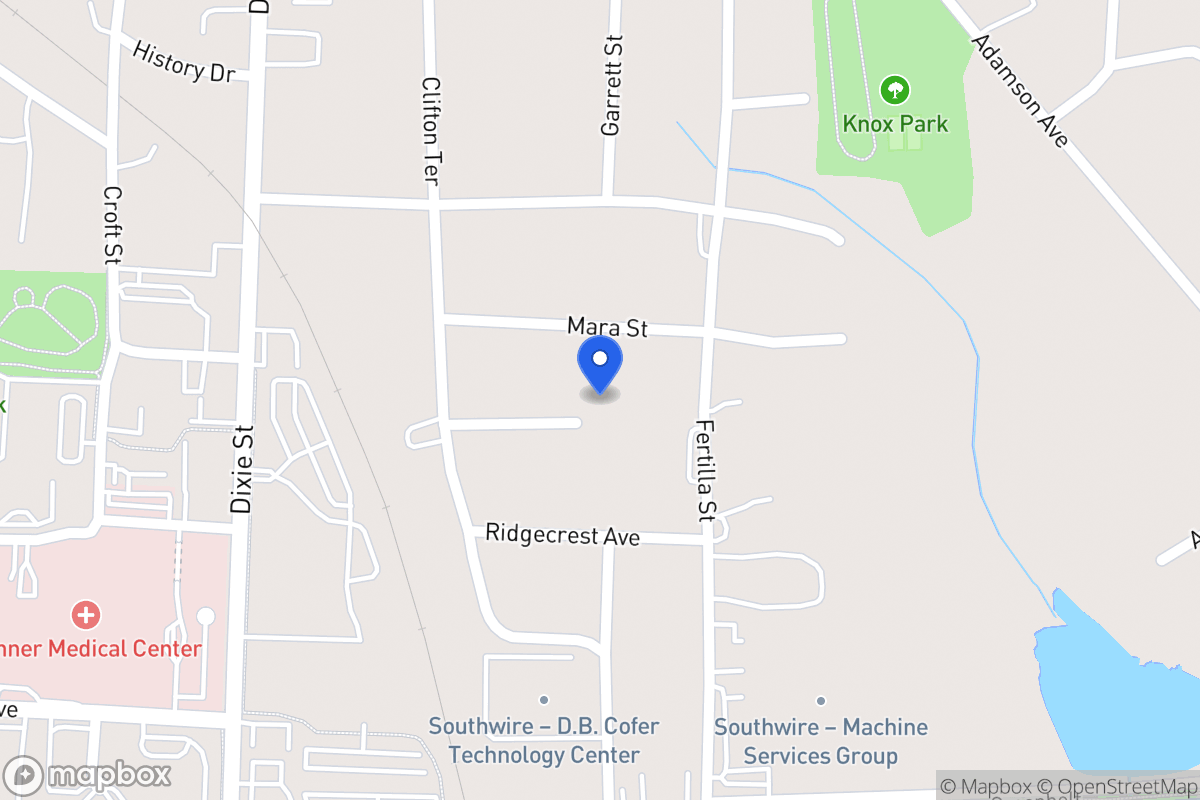 Map of 118 Southside Ave